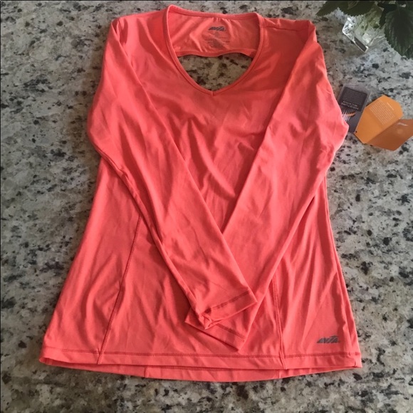 NWT AVIA ORANGE WORK OUT  TOP - Picture 8 of 12